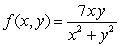 Determine whether the function has a removable discontinuity at the origin.