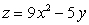 The level curve of   when   is