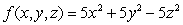 Let . Find an equation of the level surface passing through .