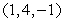 Let   . Describe the level surface passing through   .