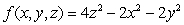 Let   . Describe the level surface passing through   .