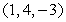 Let   . Describe the level surface passing through   .
