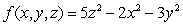 Let   . Describe the level surface passing through   .