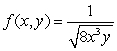 What is/are the domain restriction(s) for   ?