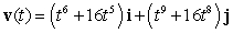 <strong>The velocity vector of a particle moving in a plane is given by . Find the acceleration vector.</strong> A) B) C) D) E)