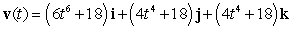 <strong>The position vector of a particle moving in a plane is given by . Find the velocity.</strong> A) B) C) D) E)