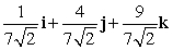 <strong>Let r(t) = e <sup>t</sup> i + e<sup>2</sup><sup>t</sup> j + (e<sup>3</sup><sup>t</sup> + 3)k. Find T(t) when t = 0.</strong> A) B) 6i - 6j + 2k C) D) E) i