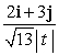 <strong>Let r(t) = 2t i + (10 + 3t)j. Find T(t).</strong> A) B) C) 2i + 3j D) E)