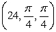 <strong>Convert from rectangular to spherical coordinates. Coordinates are written as .</strong> A) B) C) D) E)