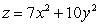 Identify the quadratic surface defined by   .