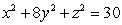 Identify the trace of the surface defined by   when   .