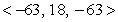 <strong>A plane is perpendicular to the line given by , , and . What are the components of the normal to the plane?</strong> A) B) C) D) E)