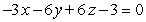 <strong>Find the equation of the plane that passes through the point and has as a normal.</strong> A) B) C) D) E)