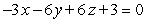<strong>Find the equation of the plane that passes through the point and has as a normal.</strong> A) B) C) D) E)