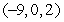 Find the direction vector for the line joining the points and .