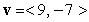 What are the components of v.   ?