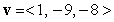 What are the components of v.   ?