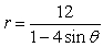 <strong>Find the polar equation for the conic that has its focus at the pole and its directrix is units to the right of the pole and its eccentricity is .</strong> A) B) C) D) E)