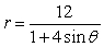 <strong>Find the polar equation for the conic that has its focus at the pole and its directrix is units to the right of the pole and its eccentricity is .</strong> A) B) C) D) E)