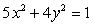 Convert the following equation to polar coordinates.