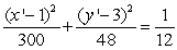Find the foci of the ellipse in the x'y'-coordinate system.
