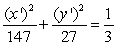 Find the ends of the major axis of the ellipse in the x'y'-coordinate system.