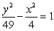 <strong>Find the equation of the ellipse with a major axis length of , a minor axis length of , center at (0, 0), and foci on the x-axis.</strong> A) B) C) D) E)