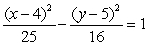 <strong>Find the equation of the ellipse with a major axis length of , a minor axis length of , center at , and foci on .</strong> A) B) C) D) E)