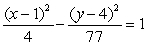<strong>Find the equation of the hyperbola with foci and vertices units apart.</strong> A) B) C) D) E)
