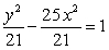 <strong>Find the equation of the hyperbola with vertices and asymptotes .</strong> A) B) C) D) E)