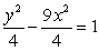 <strong>Find the equation of the hyperbola with vertices and asymptotes .</strong> A) B) C) D) E)