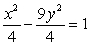 <strong>Find the equation of the hyperbola with vertices and asymptotes .</strong> A) B) C) D) E)