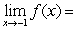 Use this graph of f(x)   to find  