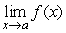 Consider the function f graphed here: For what values of a does exist?