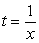 Use the substitution to express the limit as an equivalent limit in which t \rightarrow 0<sup>+</sup>.