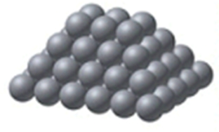 Identify the type of solid shown in the image.  