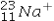 <strong>The isotope symbol for an ion that has 11 protons, 12 neutrons, and 10 electrons is:</strong> A) B) C) D) E)