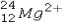 <strong>The isotope symbol for an ion that has 12 protons, 12 neutrons, and 10 electrons is:</strong> A) B) C) D) E)none of these