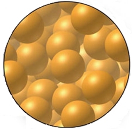 <strong>Which physical state is represented in this image? </strong> A)mixture B)gas C)liquid D)solid