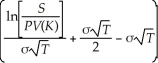 Consider the following equation: C = S × N - PV(K)× N In this equation,the term T represents: