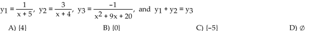 Find all values of x satisfying the given conditions.