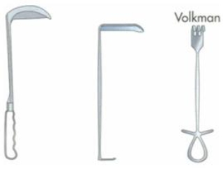 <strong>What are these surgical instruments? </strong> A) Retractors B) Probes C) Dilators D) Scalpels E) Forceps
