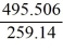 Since our calculated F value (1.91) is less than the critical F value (2.422) we cannot reject the null hypothesis; there is no evidence of difference between treatments.   <sub> </sub>=   = 1.91 F = 1.91 F<sub>.05,5,45</sub> = 2.422 1.91 < 2.422, so do not reject the null hypothesis.