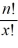 <strong>The number of ways to arrange x successes among n trials is equal to</strong> A) . B) . C) . D) .