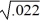 mean = .111; standard deviation = .148 μ<sub>p</sub> = μ<sub>(.45</sub><sub>x</sub><sub>+.55</sub><sub>y</sub><sub>)</sub> = .45(.16) + .55(.07) = .111 σ<sub>p</sub> = √[(.45)<sup>2</sup>(.111)<sup>2</sup> + (.55)<sup>2</sup>(.111)<sup>2</sup> + 2(.45)(.55)(.0321)] =   = .148