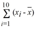 Researchers wish to study fuel consumption rates based on speed. The data from the test car at 10 speeds are below. It can be shown that for these data: = 41.9, = 17.8, = 2352.9, = 267.6, ( - ) = −270.2. Calculate the sample covariance.