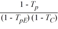 <strong>What is the relative tax advantage of debt? (T<sub>C</sub> = corporate tax rate; T<sub>pE</sub> = personal tax rate on equity income; and T<sub>p</sub> = personal tax rate on interest income.)</strong> A)   B)   C)   D)   <div style=padding-top: 35px> 