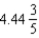 <strong>Convert to a percent: </strong> A) 4.446% B) 44.46% C) 444.6% D) .4446%