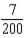 <strong>Convert to a reduced fraction, mixed number, or whole number: 3.5%</strong> A) B) C) D)