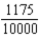 <strong>Convert to a reduced fraction, mixed number, or whole number: 11.75%</strong> A) B) C) D) 11.75